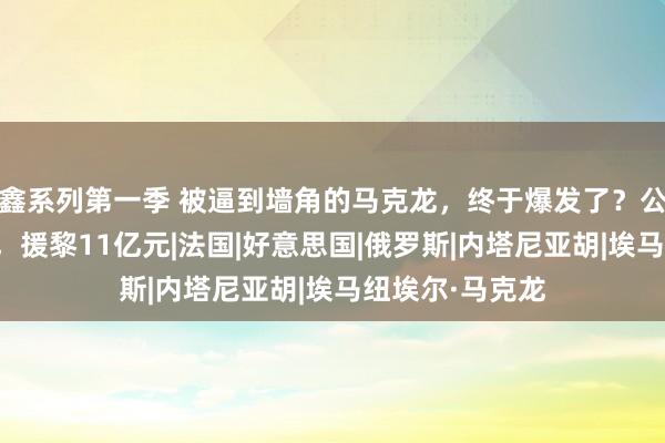 鑫系列第一季 被逼到墙角的马克龙，终于爆发了？公开责难以色列，援黎11亿元|法国|好意思国|俄罗斯|内塔尼亚胡|埃马纽埃尔·马克龙